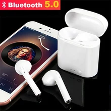 I7s TWS Bluetooth наушники стерео вкладыши Bluetooth гарнитура с зарядкой Pod беспроводные гарнитуры для всех смартфонов