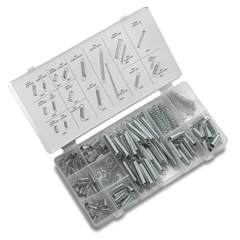 

200pc Spring Assortment Set Compression Carburetor Extension