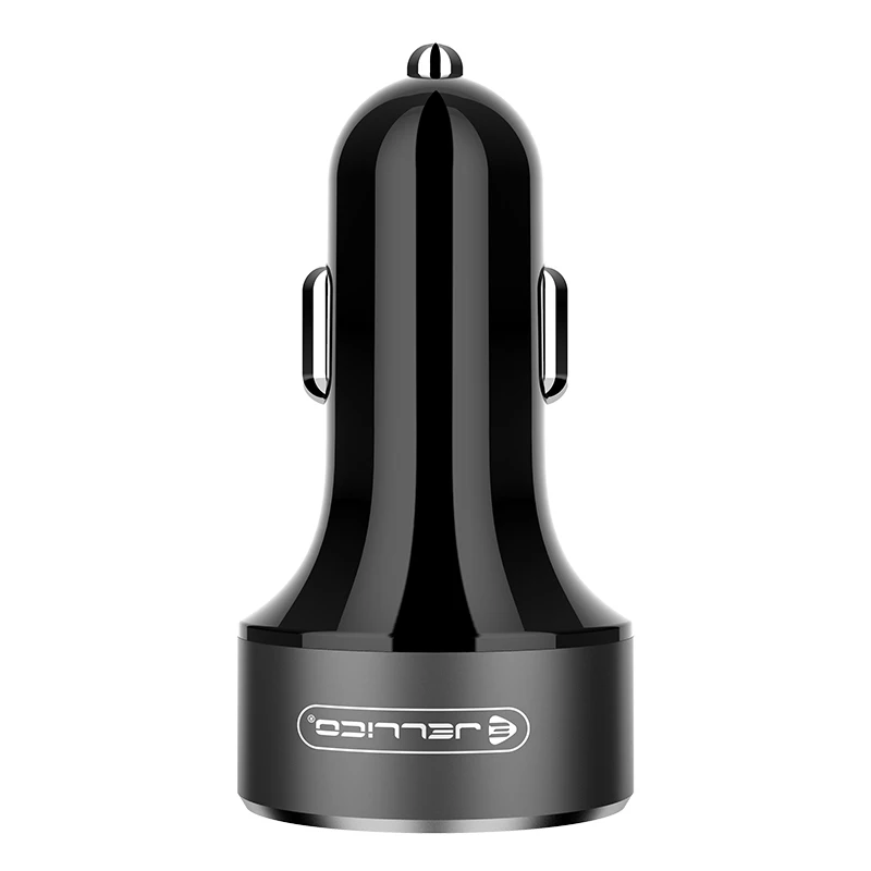 Jellico автомобильное зарядное устройство для мобильного телефона quick charge 3,0 USB зарядное устройство для iphone 11 pro samsung huawei xiaomi mini Car chargeAll Met - Тип штекера: EU Black