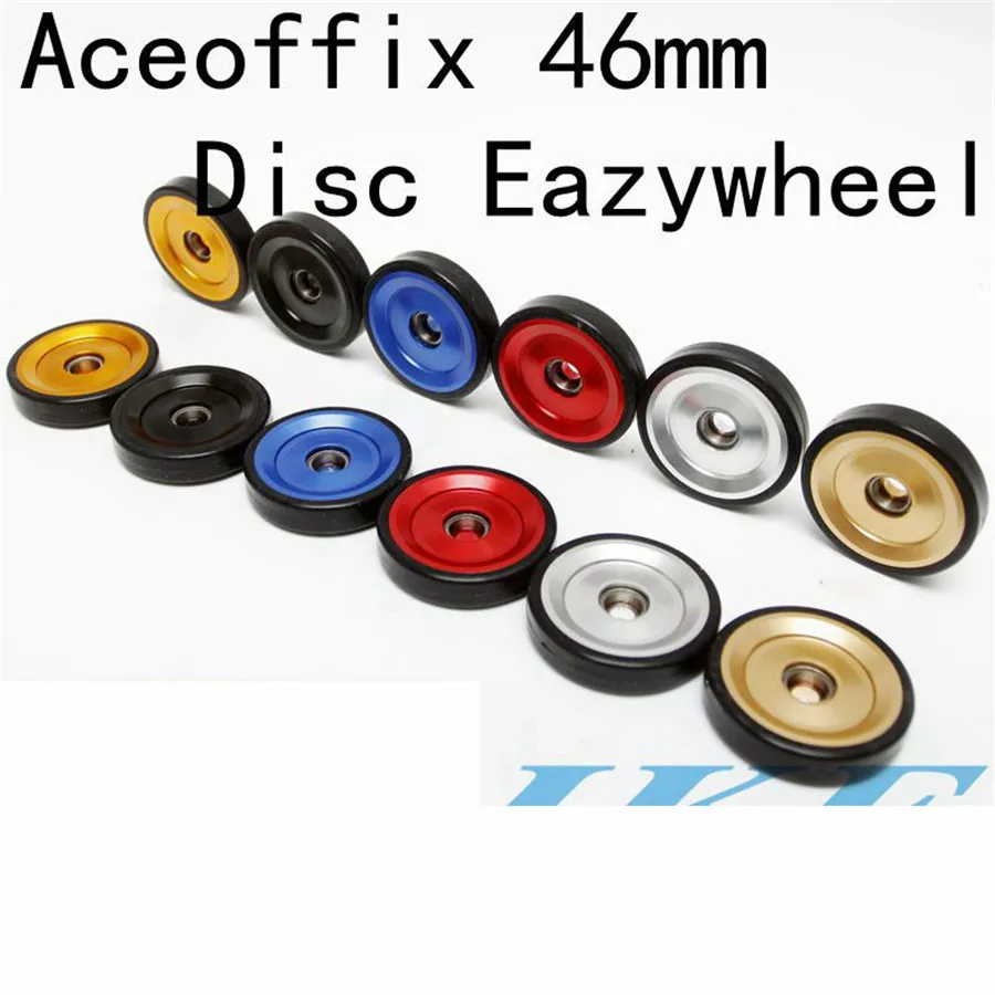 26g EasyWheel For Brompton Bike Easywheels Racks 46mm Aluminum Alloy CNC Easy wheel with Bolts UltraLight Dustproof 6 Colors