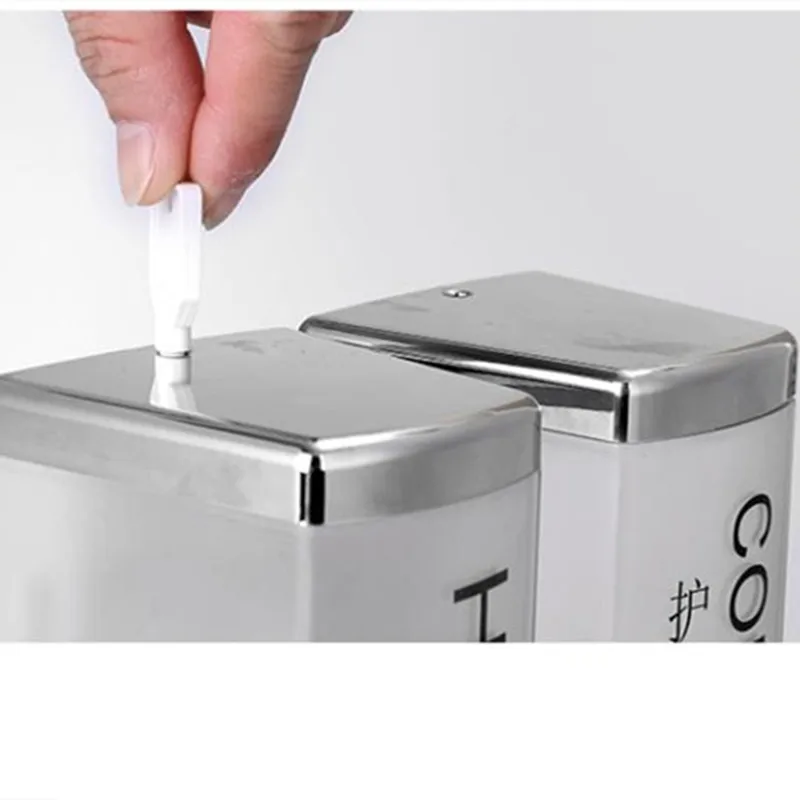 LIUYUE Soap Liquid Dispenser Plastic Large Capacity Bathroom Wall Mounted Home Hotel Washroom Wash Hair/Body Liquid Dispenser