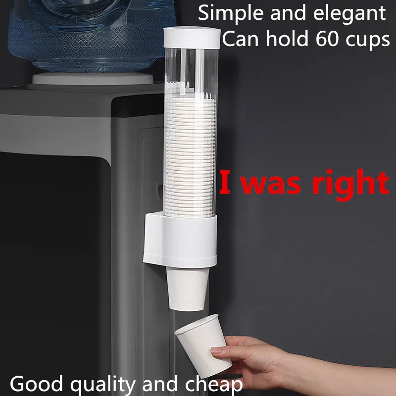 1pieceDisposablepapercupholderWaterdispenserplasticcupholderWallmountedcupholder