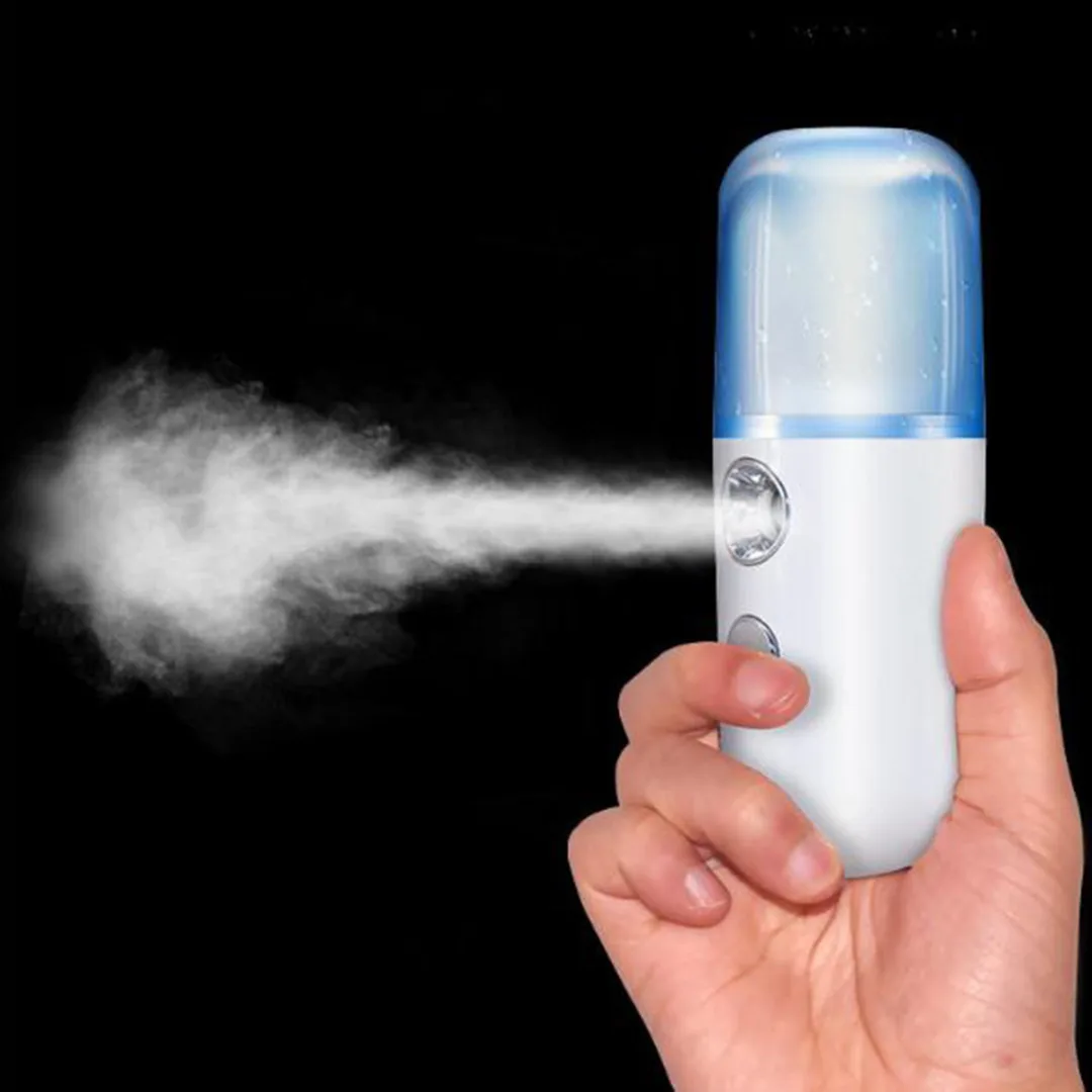 30ml Handy Nano Mist Spray Atomization Mister Face Facial Moisturizing Reduce Fine Wrinkles Redness&pain Skin Tight Refreshed