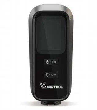 no battery VDIAGTOOL VC-100 покрытие Толщина датчик, цифровой прибор для измерения уровня Краски Плёнки для автомобиля Краски Тестер LCD подсветка Толщина покрытие метр - Цвет: no battery