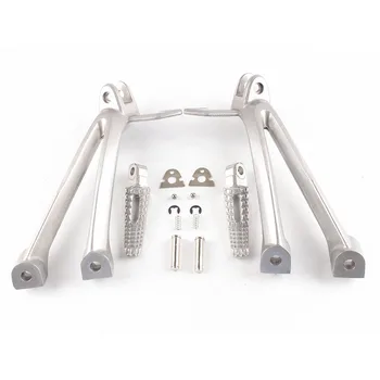 

Rear Passenger Foot Pegs Footrest Bracket Holder For Suzuki GSXR600/750 2006-2007 K6 Silver Motorcycle Accessories