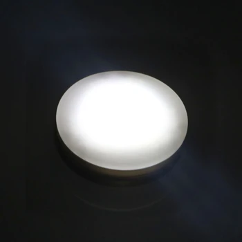 

ABFU-LED Night Light Wireless Bedside Wall Lamp Press Sensor Round Bedroom Lamp Closet Bookcase Showcase Light