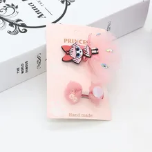 Yiwu детские заколки мультфильм бант для волос для девочек кружевная юбка повязка на голову Детские аксессуары