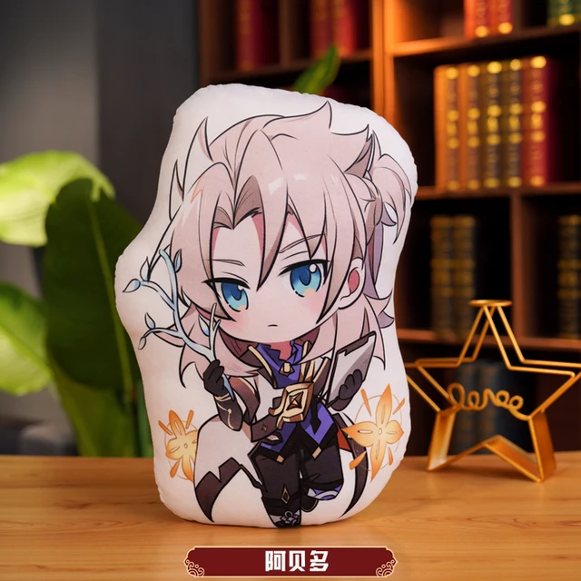 Genshin Impact Zhongli Tartaglia Xiao Venti Diluc Kaeya Paimon Keli Cosplay Anime Plush Toys Kawaii Cartoon Pillow Specification Albedo