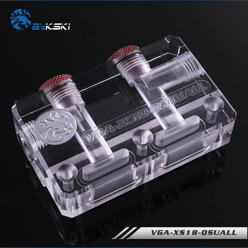 

BYKSKI GPU Terminal Block for GPU Water Block Acrylic Multifunctional Acrylic Change Direction Top-Side