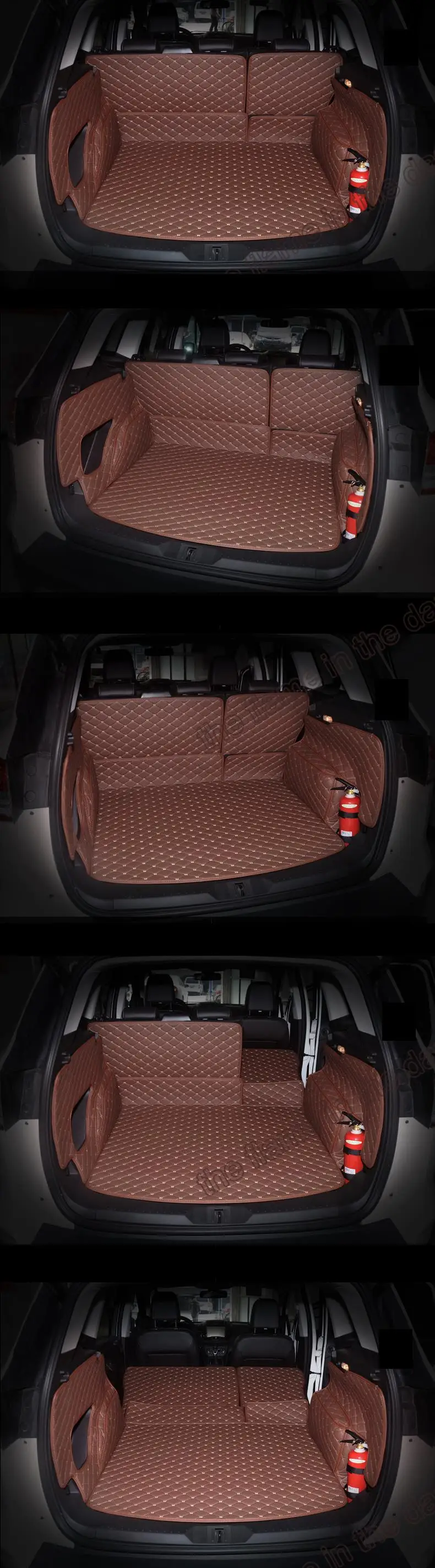 Для ford kuga кожаный коврик для багажника автомобиля багажника 2012 2013 escape ковер загрузки чемодан