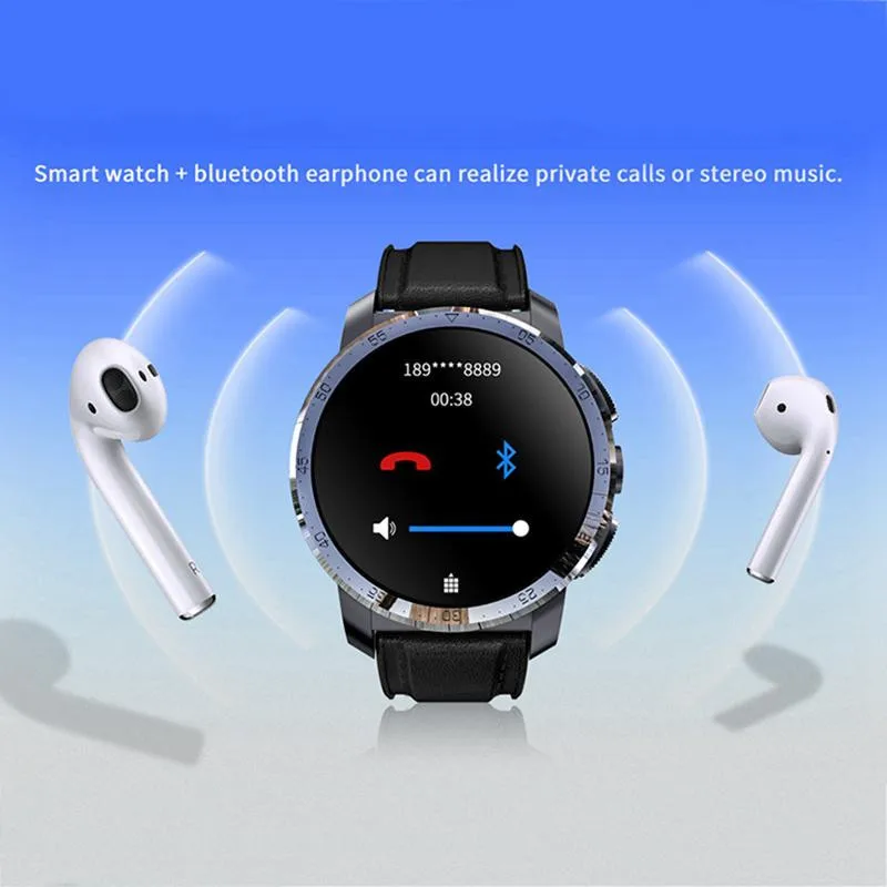  4G Dual Operating System Smart Business Watch Ip67 Waterproof GPS 2G RAM+16G ROM/ 3G RAM+32G ROM Mu