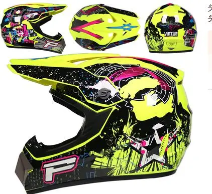 Лидер продаж, внедорожные шлемы для горных гонок, горный Полнолицевой шлем, мото rcycle moto cross casco casque capacete - Цвет: 12