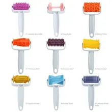 Ручной DIY Рождественский валик инструмент для придания формы мастике печенье торт инструменты для приготовления теста с достаточной глубиной полное тиснение