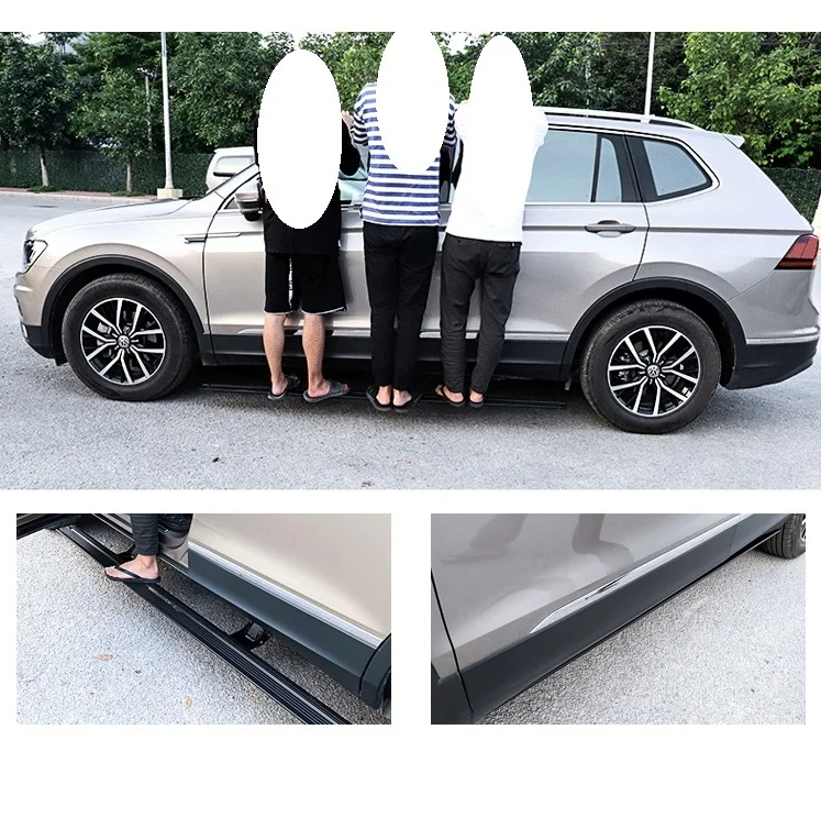 Алюминиевая Фирменная Новинка подходит для Volkswagen Tiguan L электрическая подножка силовая боковая педаль nerf