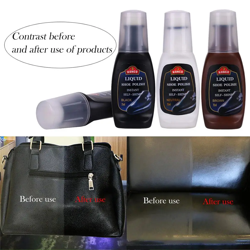 

Car Leather Repair Kit 75ml Auto Leather Refurbishing Cleaner Wax Maintenance Tool For Sofa Car Leather Seat Car Accessories