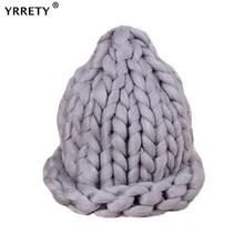 YRRETY, вязаные зимние шапочки унисекс, повседневные шапочки, яркие цвета, вязаная шапка, женская уличная Лыжная шапка, толстые теплые шапки для мужчин и женщин