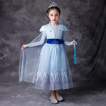 

Elsa Princess Girl Dress New Material Item Type Source Characters Brand Name Gender Components Model Christmas Wedding Halloween