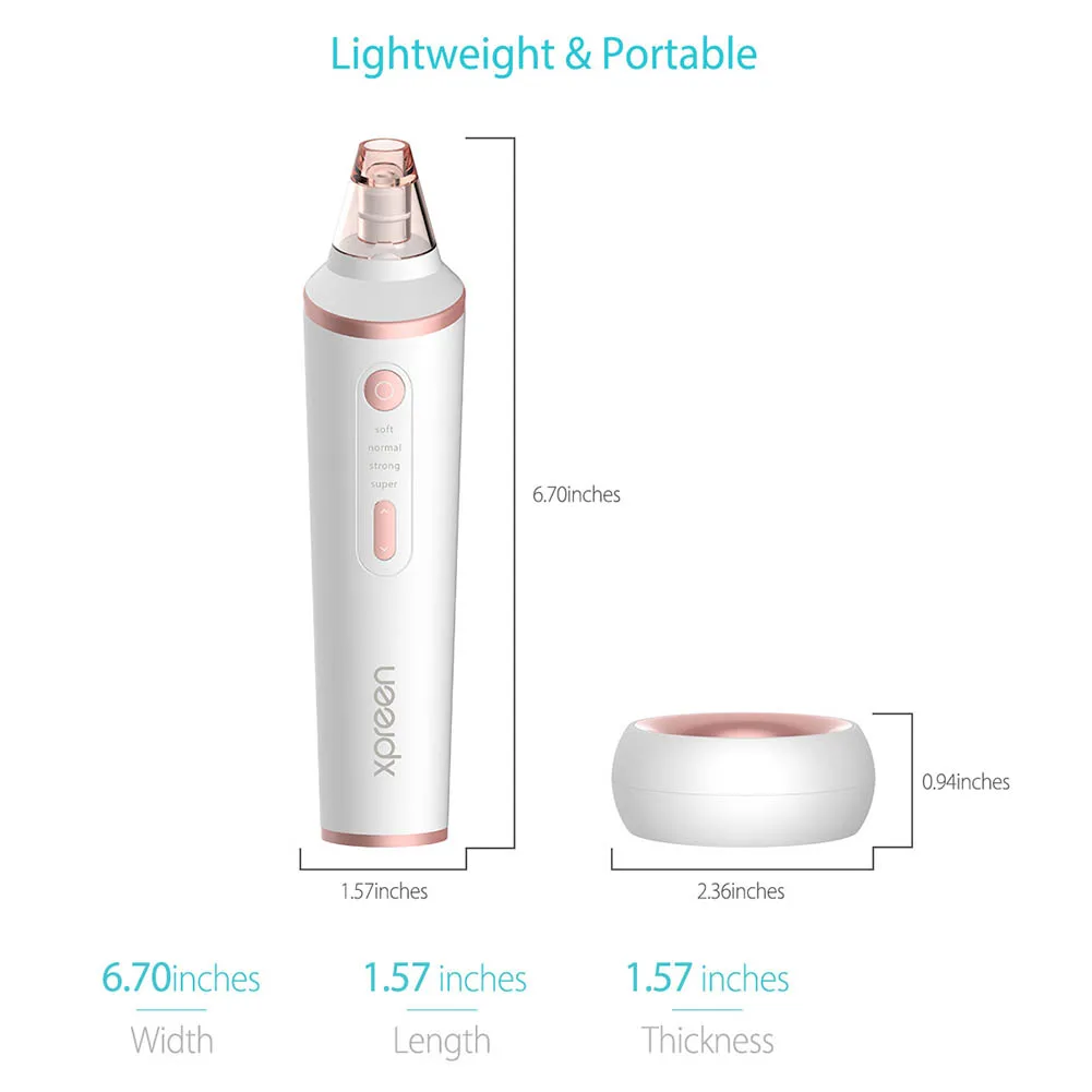 

Remove Acne Blackhead Clean Instrument Machine Wireless Charging LED Light Skin Care LDO99