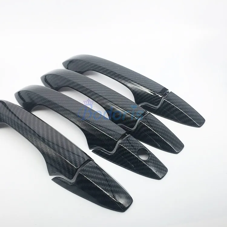Для Honda CRV CR-V CR V 2007 2008 2009 2010 2011 углеродное волокно цветные дверные ручки Крышка чаши вставка отделка автомобиля аксессуары для укладки