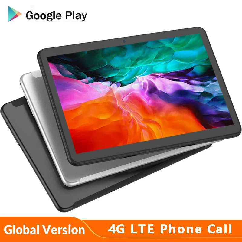 Android 10.0Q 4G LTE телефонные звонки Play Store 10 дюймов Octa Core Две SIM-карты Netflix Navagation WiFi IPS GPS