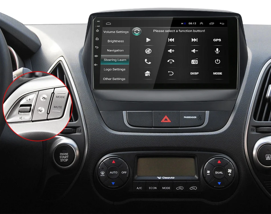 " Android 8,1 2 Din 4G чистая wifi Автомагнитола для hyundai Tucson 2 LM IX35 2011- RDS DSP мультимедийный плеер gps навигация HiFi