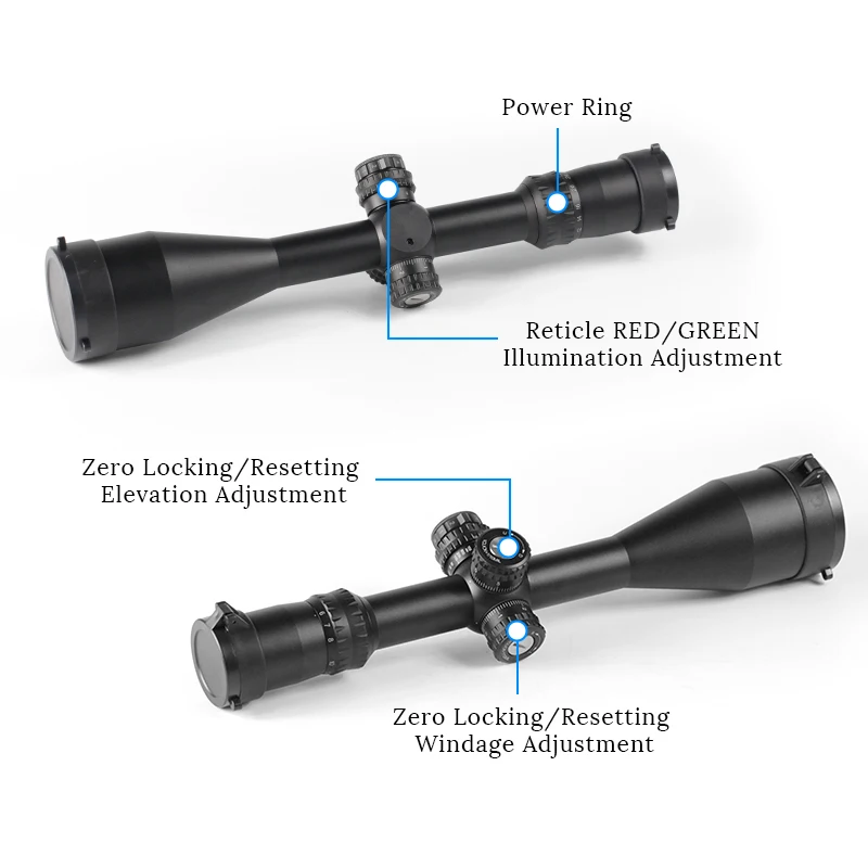 Laserspeed HD 6-24x56 Воздушный прицел зеленый красный с подсветкой сетка Ночная Рабочая снайперская прицел охотничий оптический