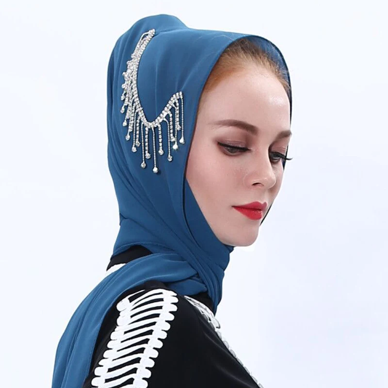

Muslim Chiffon Scarf Hijab Turbans for Women Abaya Niqab Headwraps Jersey Hijabs Foulard Turban Femme Musulman Islamic Clothing