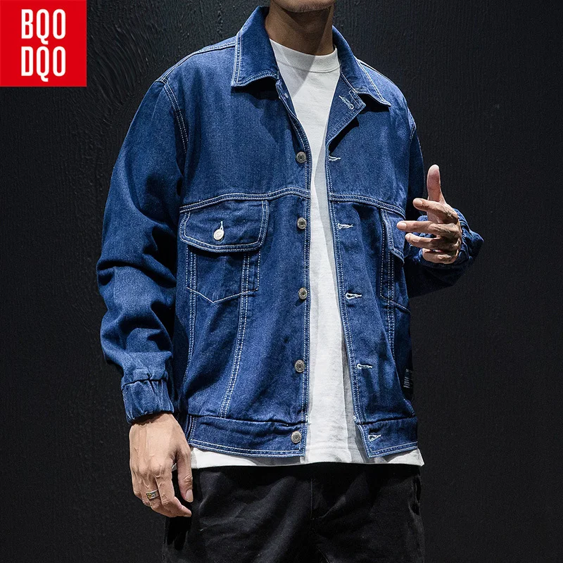 

BQODQO 2019 Jackets Autumn Men's Clothes Stylish Streetwear Game Social Jacket Stranger Fashion Comfortable Clothing Male Jacket