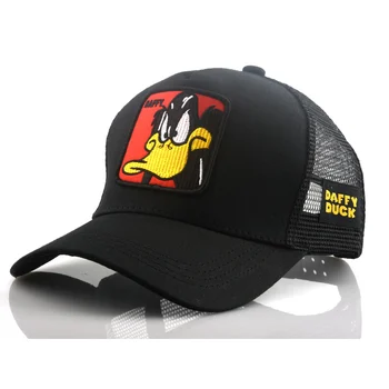 

New Animals Donald Duck Embroidery Men's Baseball Cap Women Snapback Hip Hop cap Summer Mesh hat trucker cap Bone gorra dad hat