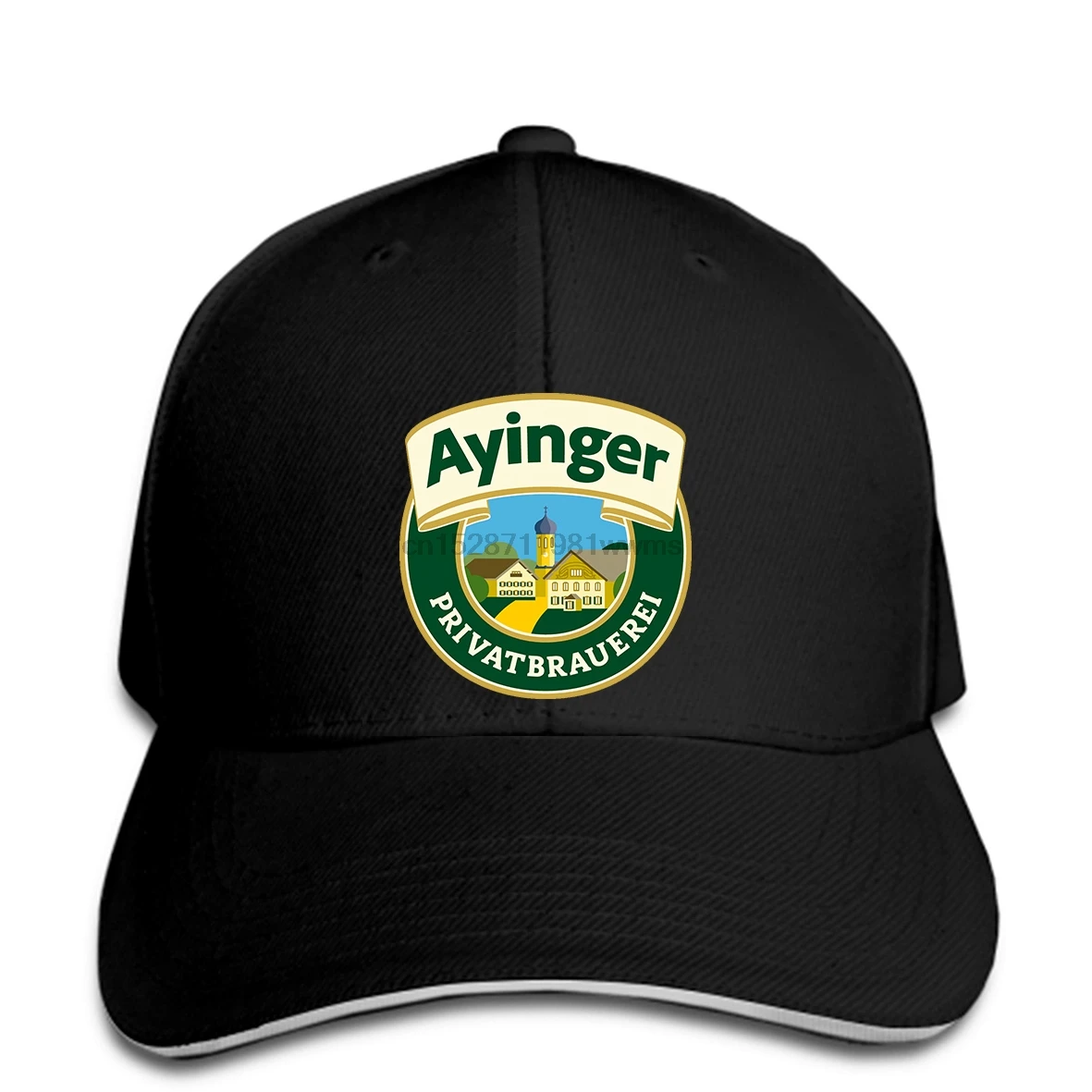 Бейсбольная кепка AYINGER Beer Brewery Ale Promo, черно-белая бейсболка snapback, остроконечная Кепка