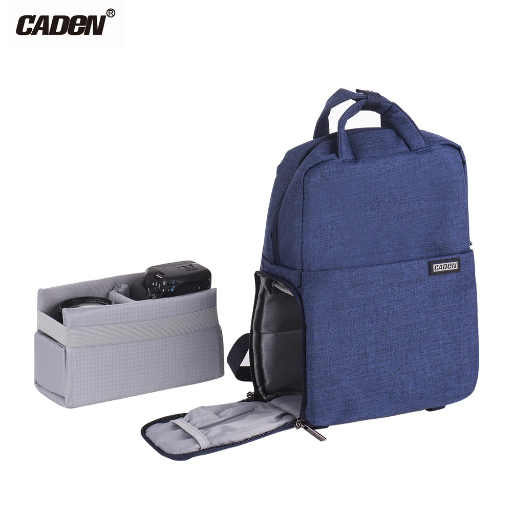 CADeN L5 ударопрочный водонепроницаемый рюкзак для DSLR камеры для отдыха и путешествий сумка на плечо для Canon Nikon sony DSLR и объектива ноутбука
