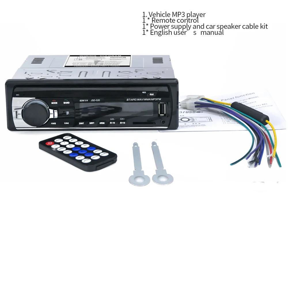 Car MP3 Radio 1din Auto Stereo Audio Player car radio