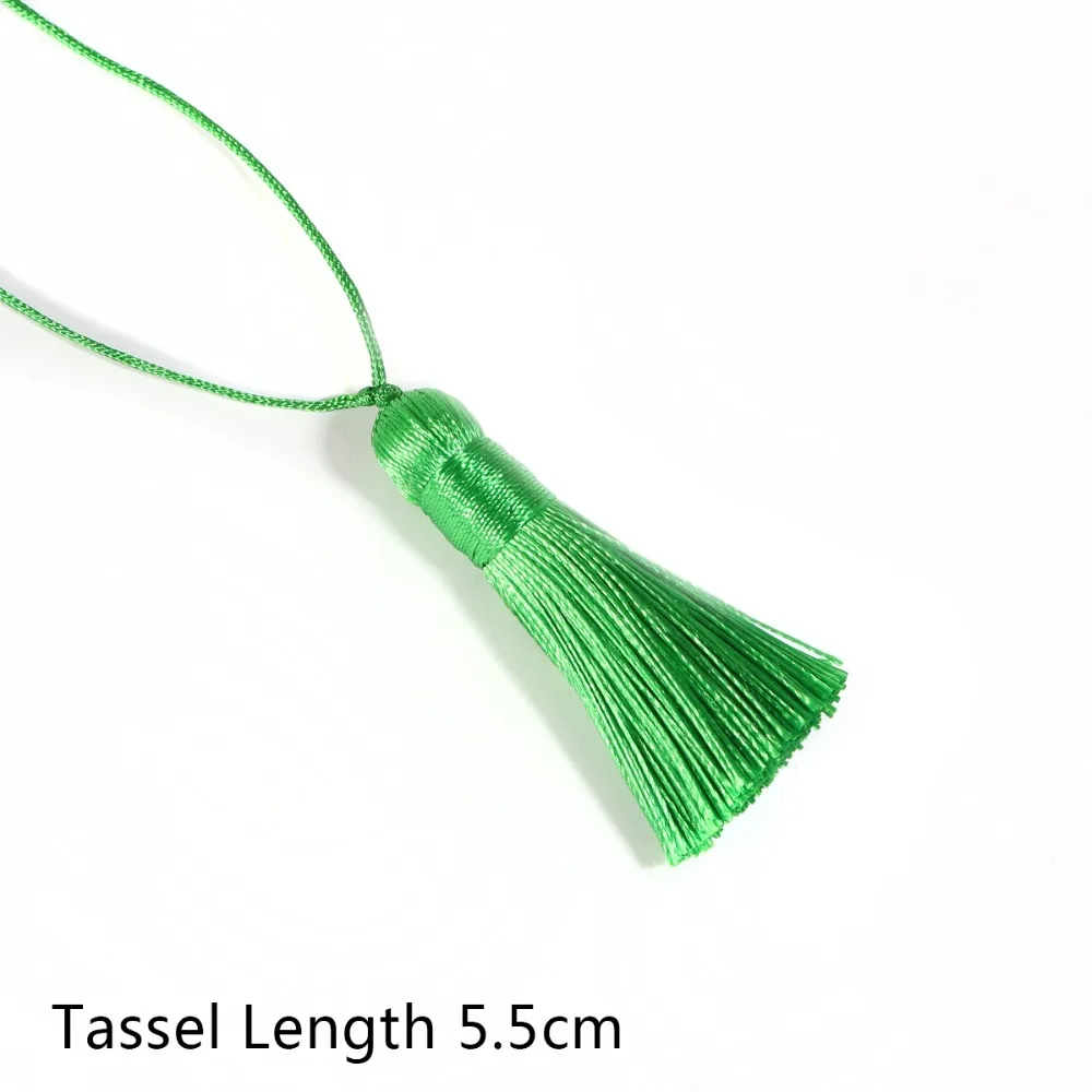 17 farben 5,5 cm Hohe Qualität Baumwolle Seide Quaste Kurze Quaste Vorhänge Hängen Für DIY Schmuck, Die Entdeckungen Zubehör – Detail 13