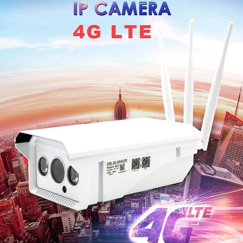 

4G Wireless Ip Camera 1080P Cameras Home Outdoor Camera Night Vision Motion Detection IP66 Waterproof Wifi Video Surveillance
