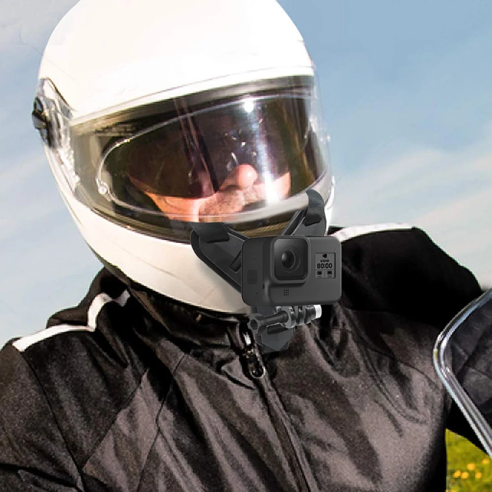 Держатель для шлема GoPro Hero 8 6 5 аксессуары мотоциклетных шлемов 8|Чехлы экшн-камер|