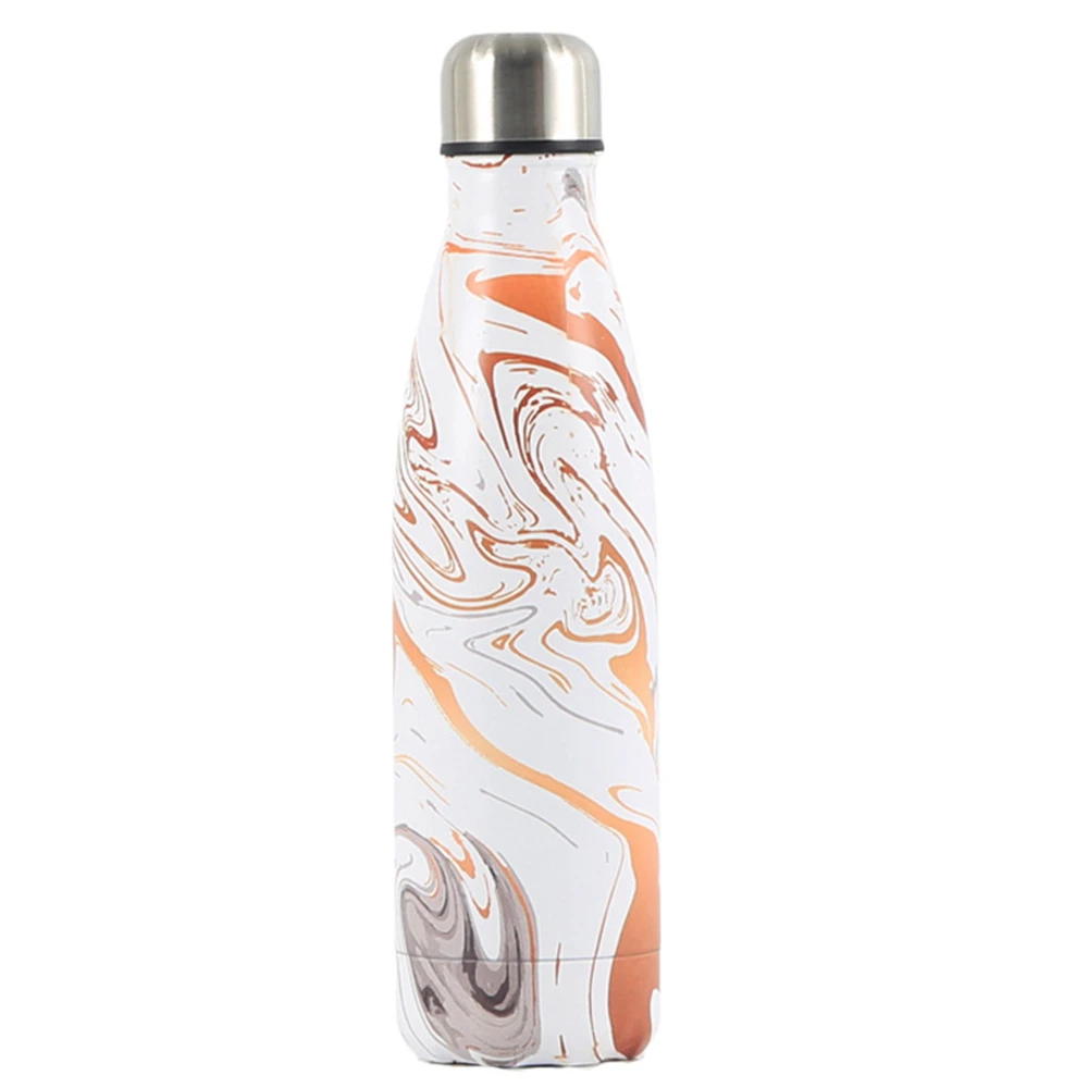 Double Wall Insulated Vacuum Flask Abstract Art Stainless Steel Water Bottle 500Ml 6 Double Wall Insulated Vacuum Flask Abstract Art Stainless Steel Water Bottle 500Ml