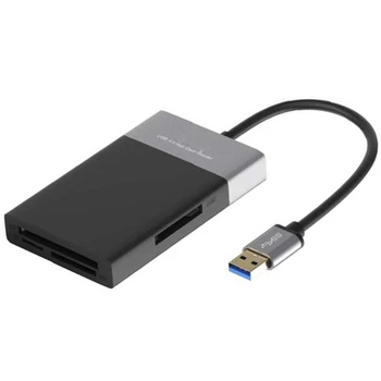 

6 In1 USB Hub Adapter SD Card Reader USB 3.0 to XQD/CF/SD/TF Multi-Function U Flash Disk Drive Read for PC Notebook