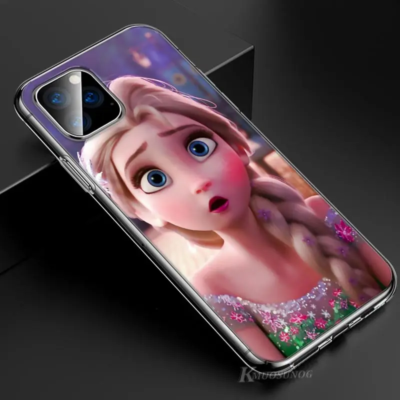 best case for iphone 12 pro max Frozen Elsa Anna For Apple iPhone 13 12 11 Pro Max mini XS Max XR X 8 7 6 Plus 5S SE 2020 Soft TPU Transparent Phone Case iphone 12 pro max leather case