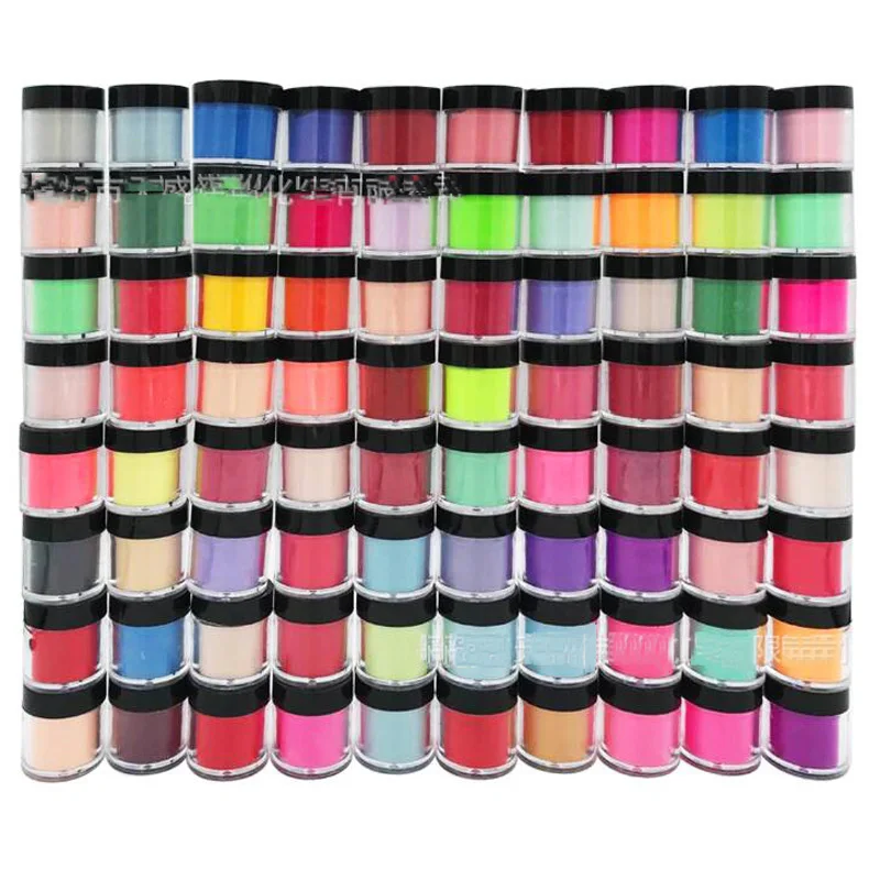 20Jars 3 In 1 Acrylic Nail Powder Set Vibrant Colors (As Random) For Nail Art Design Acrylic Powder Collection 10g/Jar B68R