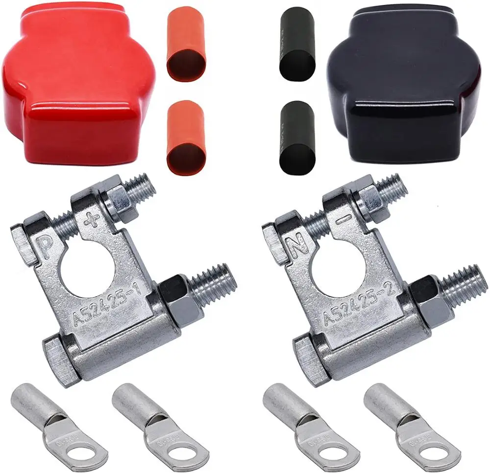 Military Spec Battery Terminals Top Post Positive and Negative For Ford Jeep RV Van Honda Pilot Chevrolet Toyota |