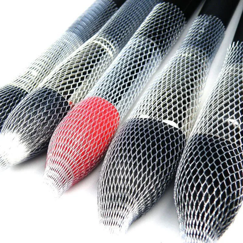 

1PCS Transparent Make Up Cosmetic Brushes Guards Most Mesh Protectors Cover Sheath Net Beauty Make Up Cosmetic Brush pen Cover
