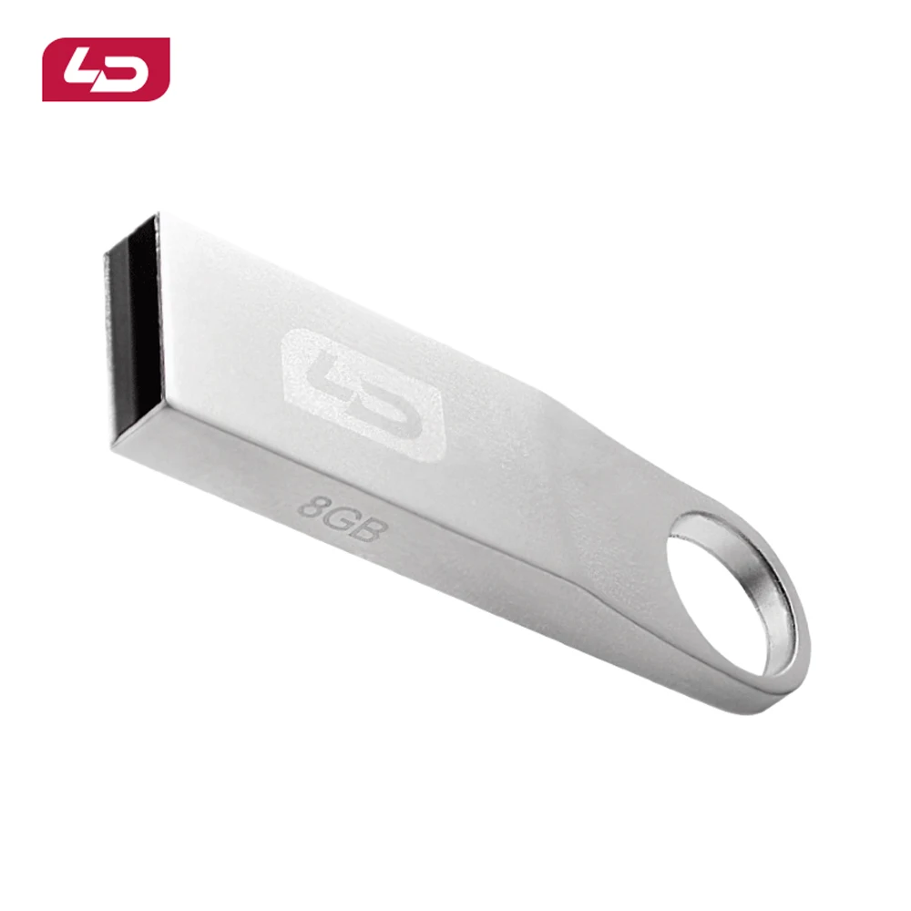 LD VO7 металлический USB флеш накопитель 8 ГБ 16 32 64 Гб 128 2 0 Мини Высокоскоростной usb