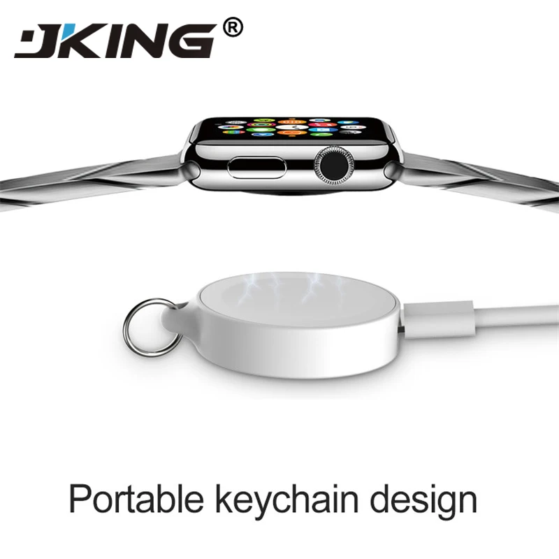 

For Apple Watch 1 2 3 4 Series Portable Magnetic Wireless Charger Induction Usb Power Charging For Apple Watch with Keychain