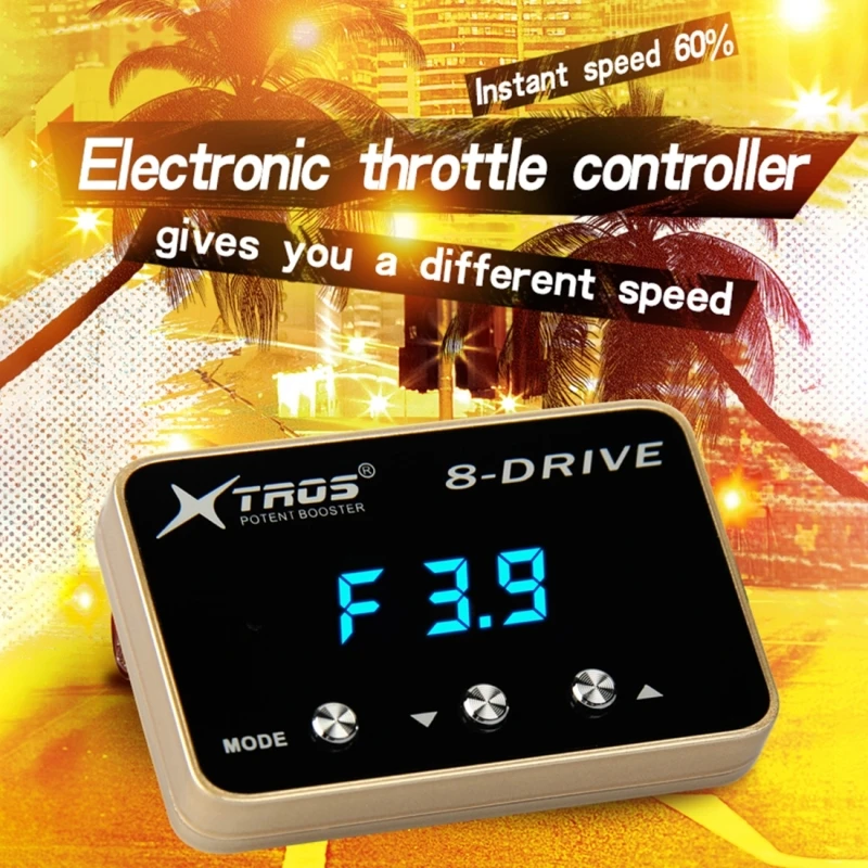 For Nissan Navara NP300/D40/D22 2008-2015 TROS 8-Drive Potent Booster Electronic Throttle Controller for Transmission Automobile