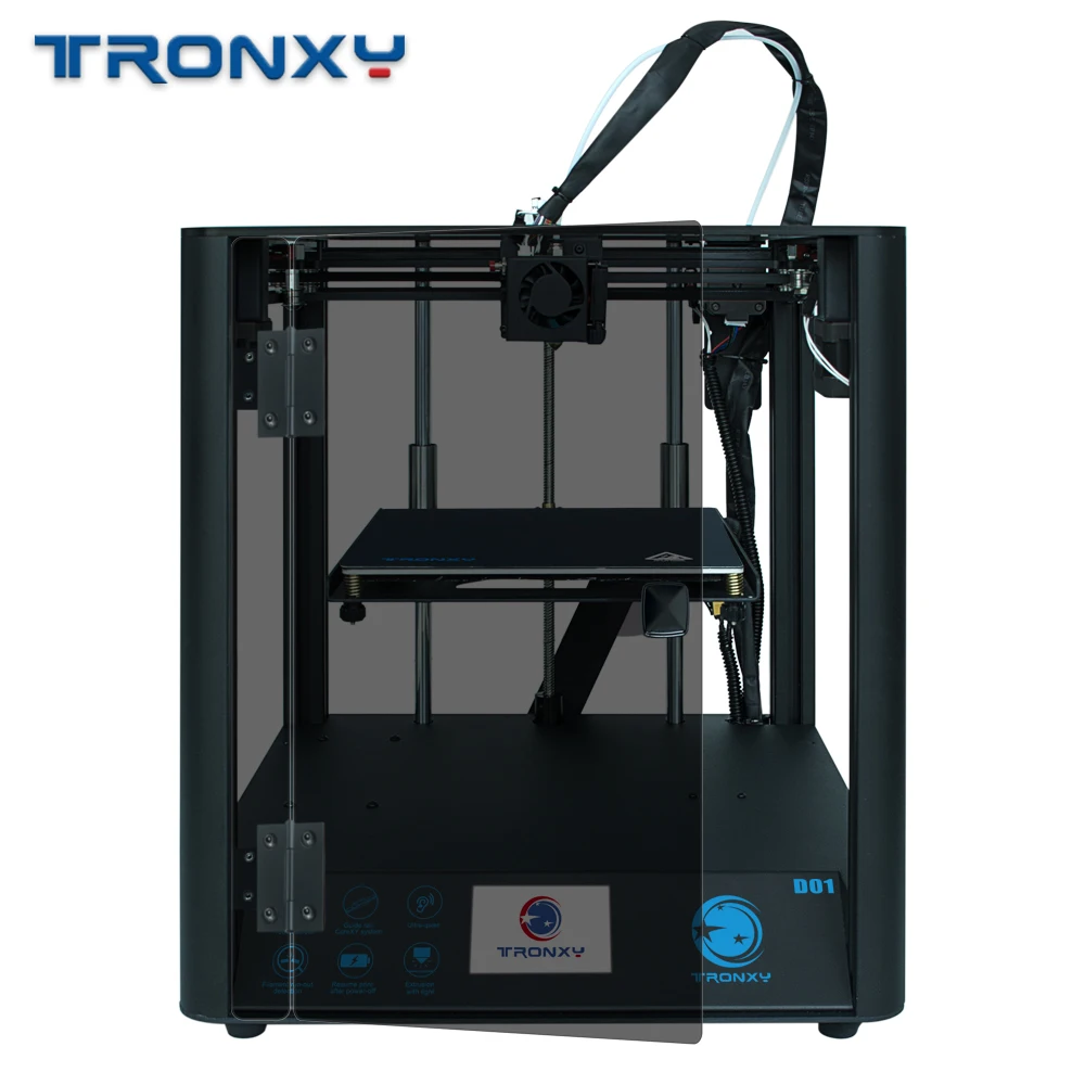 TRONXY D01 3d принтер бесшумный дизайн полностью металлическая рамка высокая точность