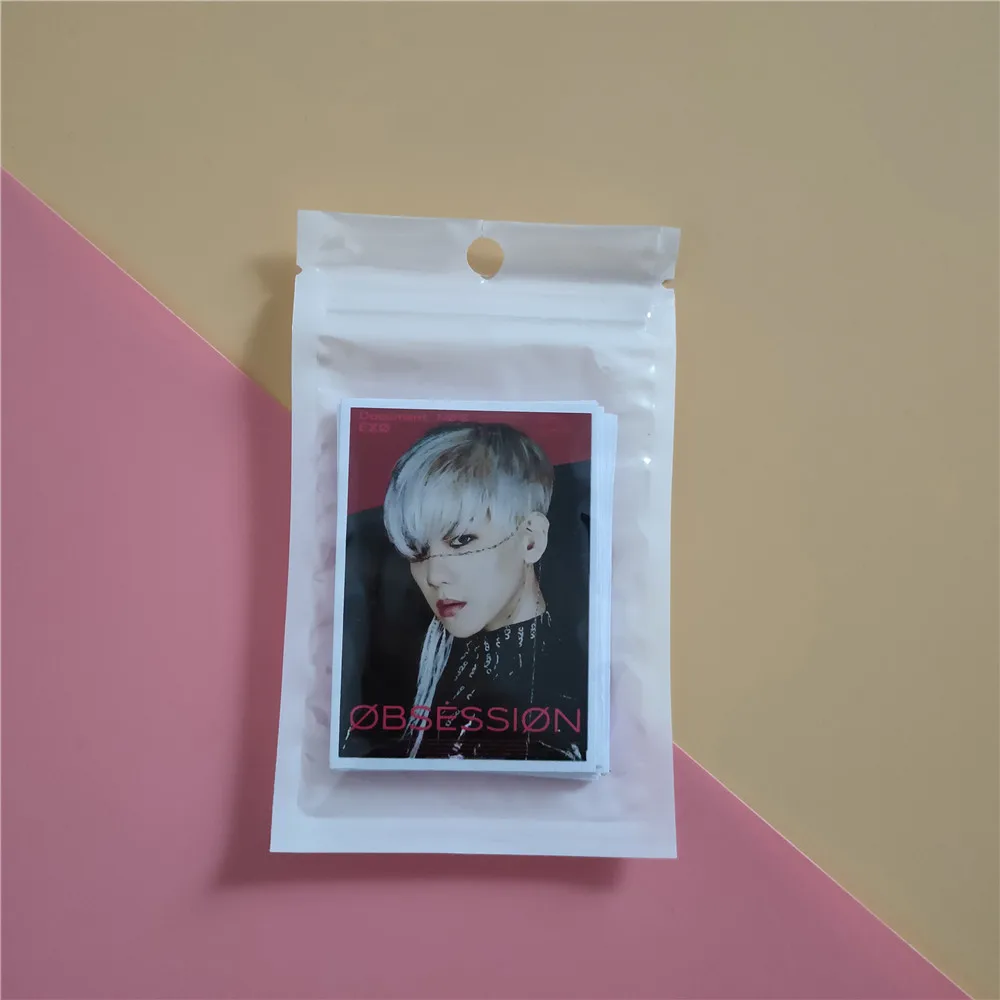 16 шт./компл. Kpop EXO OBSESSION lomo card альбом Фотокарта K-POP EXO OBSESSION photo lomo card периферийные Новые поступления