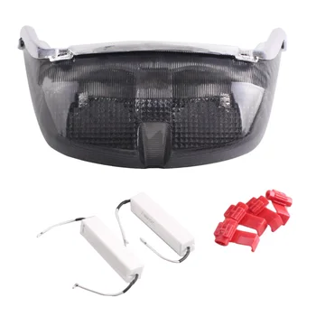 

LED Motorcycle Rear Tail Light Turn Signal Lamp Taillight Blinker For Yamaha YZF-R6 YZF R6 1998 1999 2000 Smoke