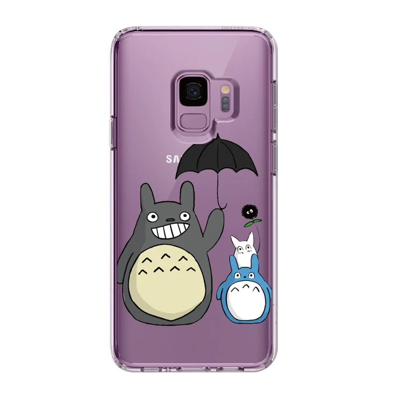 Тоторо Унесенные призраками Ghibli Kaonashi для samsung Galaxy Note 8, 9, 10, A7 A8 S8 S9 S10 Plus мягкий TPU crystal прозрачный защитный чехол - Цвет: 4