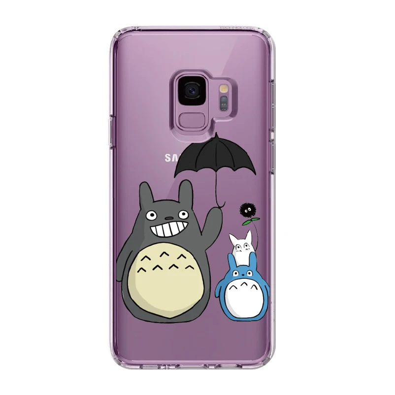 4 Тоторо Унесенные призраками Ghibli Kaonashi для samsung Galaxy Note 8, 9, 10, A7 A8 S8 S9 S10 Plus мягкий TPU crystal прозрачный защитный чехол - Цвет: 4