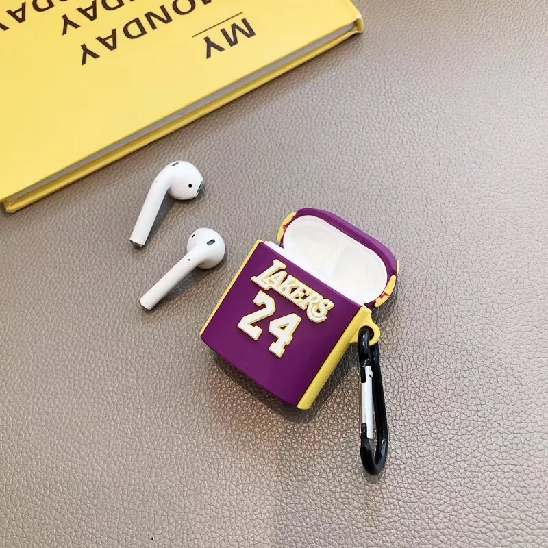 3D крутая Мода Джерси Bluetooth беспроводная гарнитура Набор Мягкий чехол для Airpods 1/2 наушники защитные анти-капля чехлы